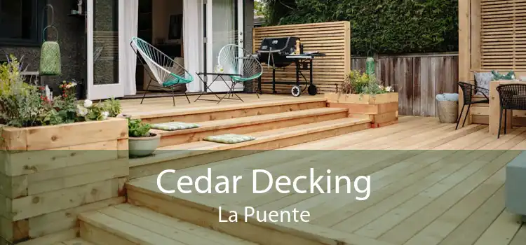 Cedar Decking La Puente