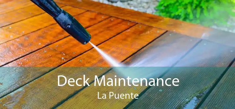 Deck Maintenance La Puente