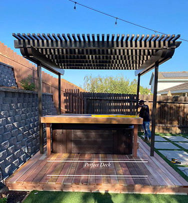 Cedar Decking in La Puente